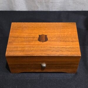 Vintage Thorens Swiss Music Box Wood Shield Inlay Il Trovatore Faust Waltz READ